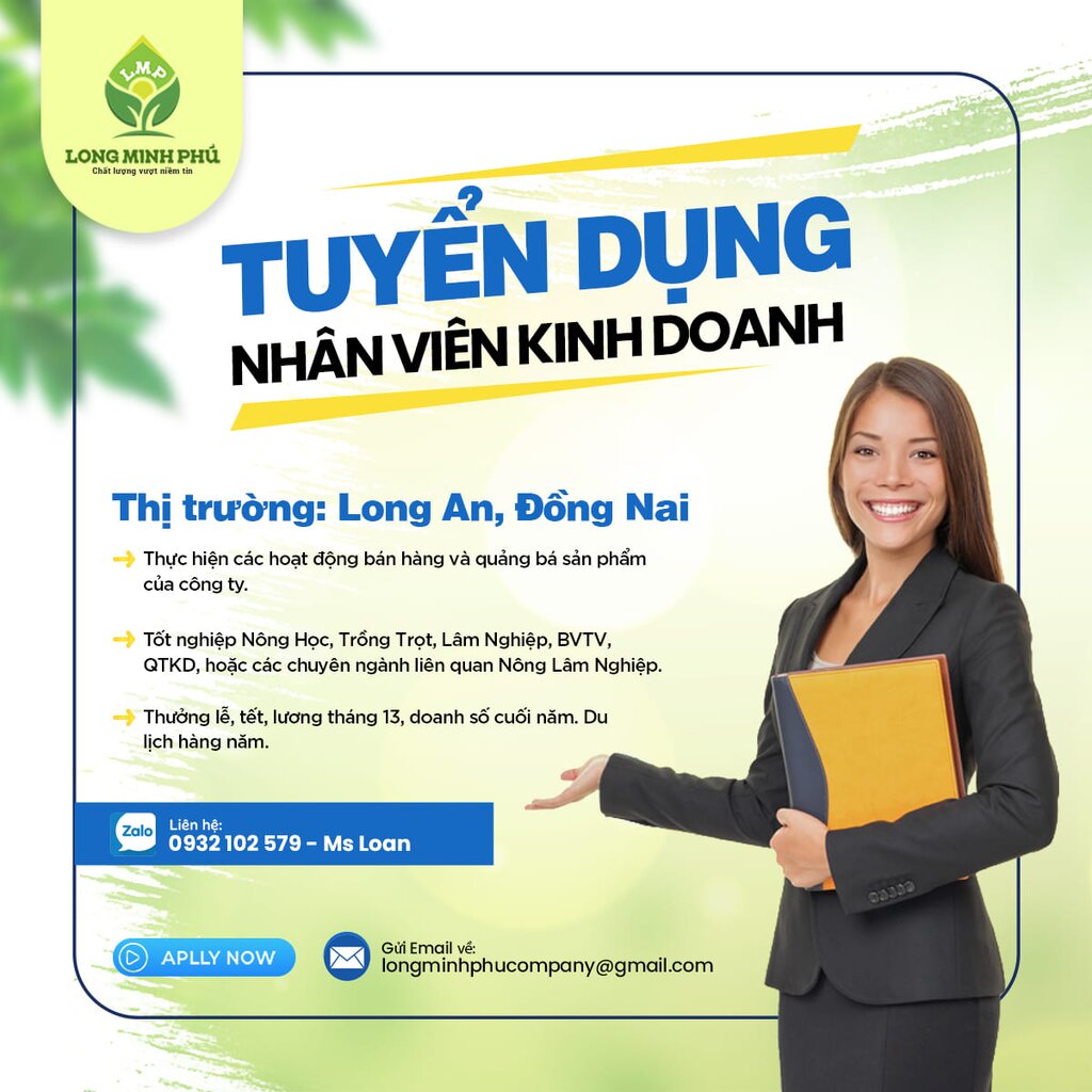 THÔNG BÁO TUYỂN DỤNG