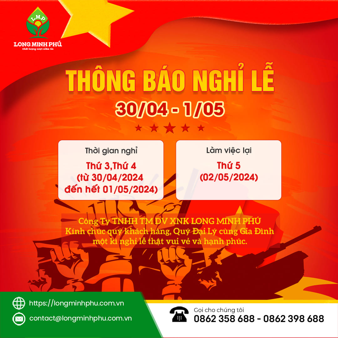NGHỈ LỄ 30/4