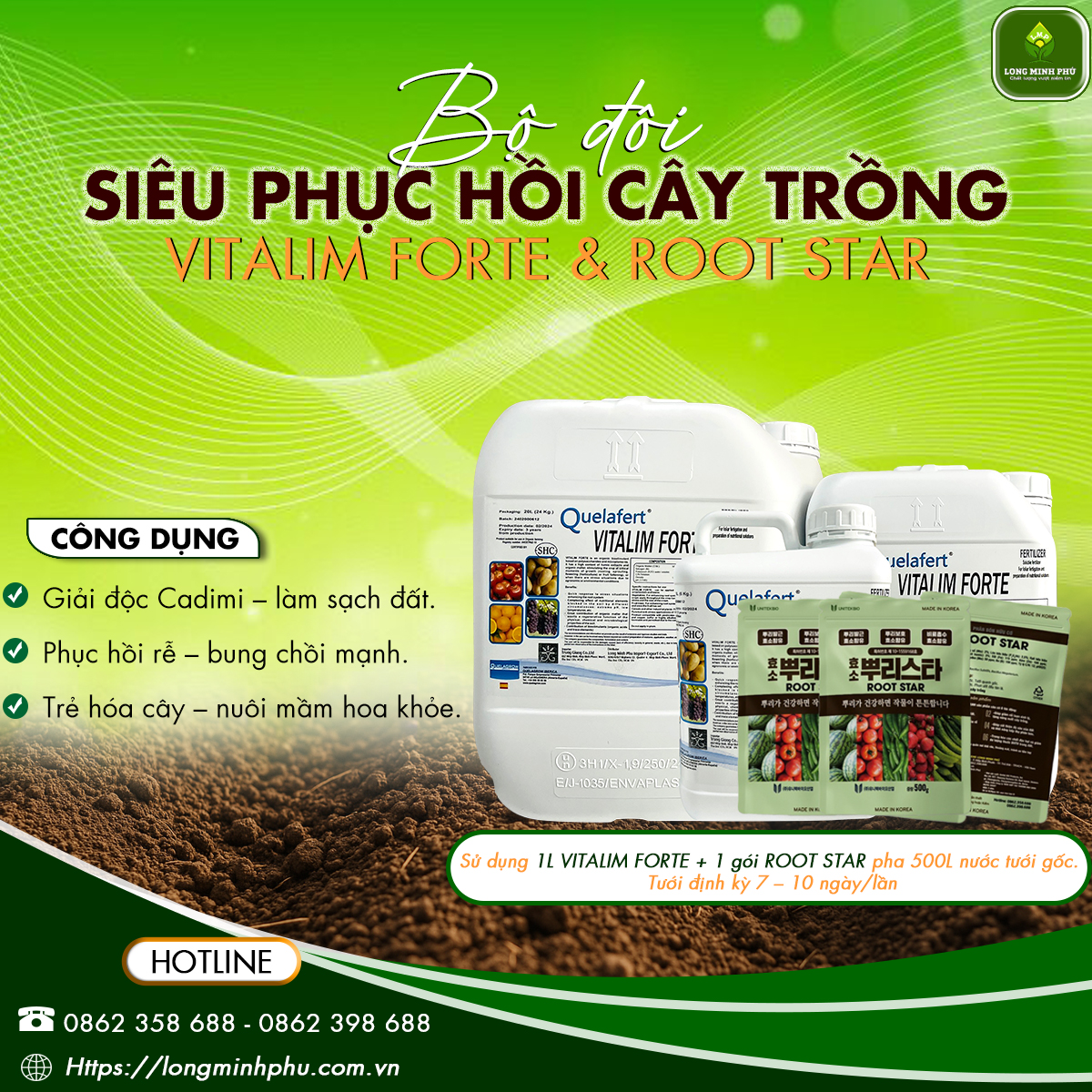 PHỤC HỒI CÂY TRỒNG SAU THU HOẠCH
