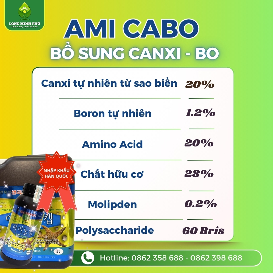 BỔ SUNG CANXI – BO ĐÚNG GIAI ĐOẠN CHO SẦU RIÊNG